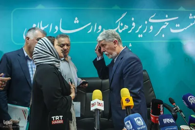 نشست خبری وزیر فرهنگ و ارشاد اسلامی