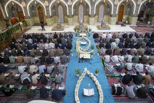 تقرير مصور | الختمة القرآنية الرمضانية في الصحن العباسي بكربلاء