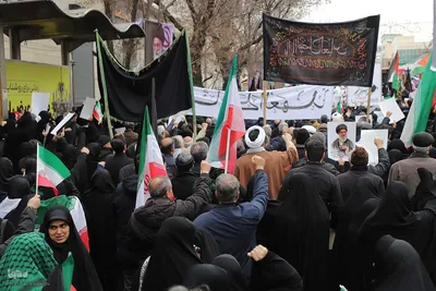 اجتماع هیأت‌ها و دسته‌های تبریز در عزای رهبر شهید انقلاب