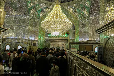 مراسم تحویل سال نو در حرم مطهر شاهچراغ (ع) شیراز‎