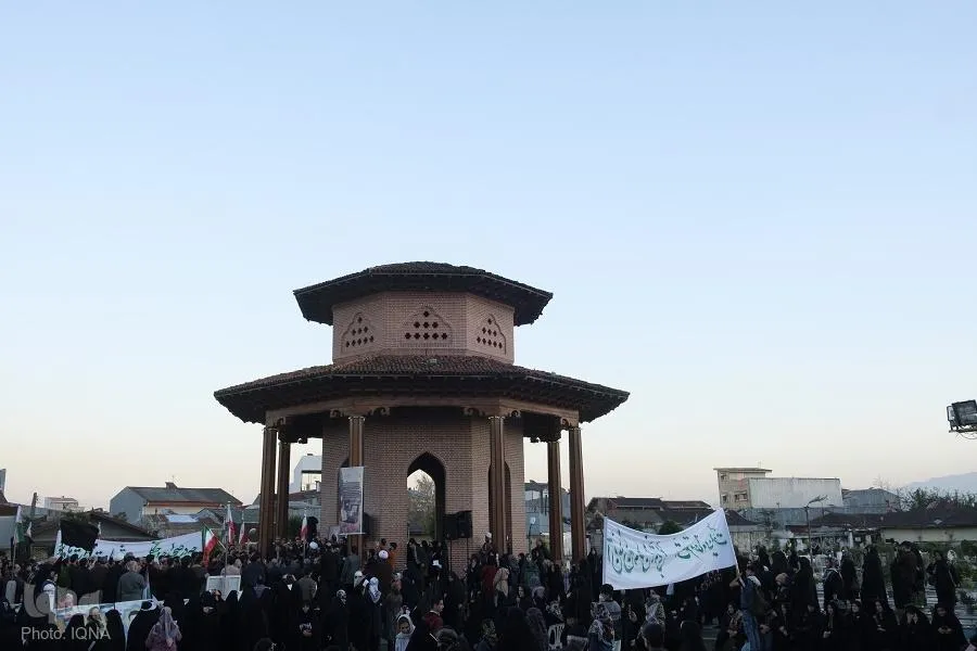 برپایی دسته عزاداری به یاد سردار جنگل + فیلم
