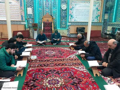 محفل جزء خوانی قرآن کریم در اهر