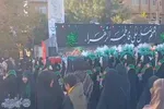 تشییع باشکوه ده آلاله سرخ از کربلای ایران؛ ساری در سالروز شهادت حضرت زهرا(س)