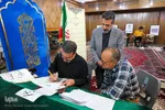مشق شب قدر در حرم شاهچراغ