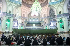 توزیع افطاری در شب میلاد امام حسن مجتبی(ع)