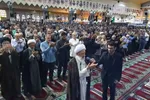 اقامه نماز جمعه ساری با امامت آیت الله محمد باقر لائینی