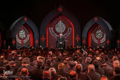 حسینیه ایران؛ پنجمین شب عزاداری در هیئت آیین حسینی