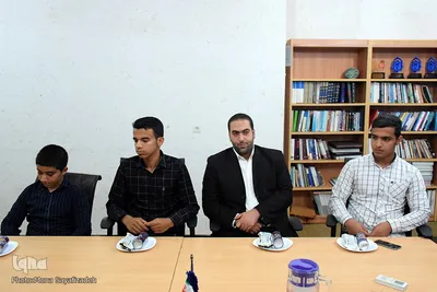 از سمت راست: حسین عطایی، یاسین ملوحی، علی سجیرات، محمدجلال بدوری 