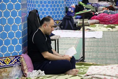مراسم اعتکاف در مسجد ملااسماعیل یزد