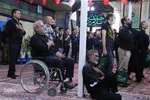 آئین وداع با پیکر شهید عبدالله اسکندری در شهرستان خرامه