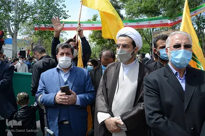 مراسم نمادین روز جهانی قدس در تبریز