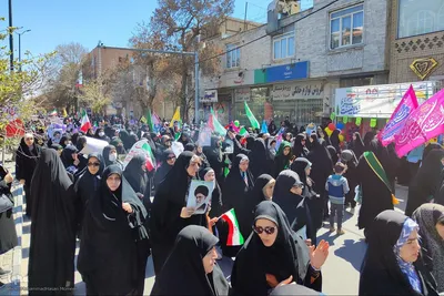 راهپیمایی روز جهانی قدس در همدان‎