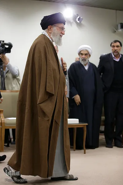 دیدار جمعی از دست‌اندرکاران و کارگزاران حج با حضرت آیت‌الله خامنه‌ای، رهبر معظم انقلاب اسلامی
