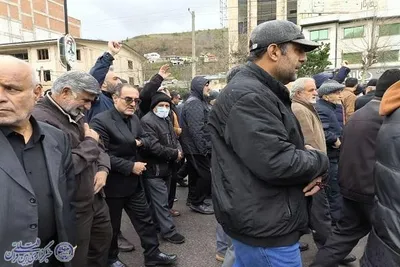 تشییع پیکر مطهر سرهنگ پاسدار شهید محمدمهدی باقری در شهر زیرآب سوادکوه