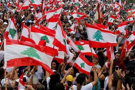 تظاهرات در لبنان