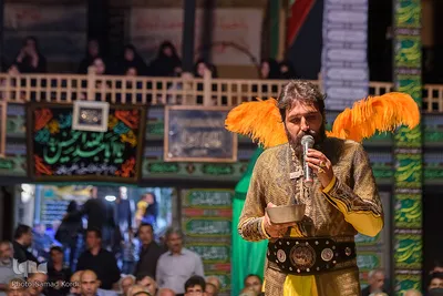 مراسم تعزیه خوانی در حسینیه اعظم برغان / البرز