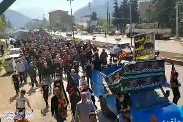 پیاده‌روی «حرم تا حرم» اربعین حسینی در زیراب سوادکوه