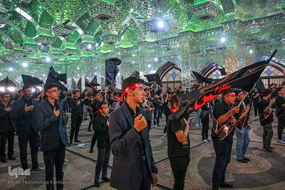 عزاداری اهلی من العسلدر حرم سید علاءالدین