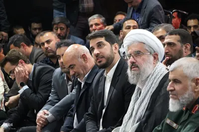 مراسم بزرگداشت دومین سالگرد شهید مدافع امنیت علی نظری در مسجد جامع ملایر