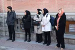 مراسم تشییع و تدفین شهید گمنام در دانشگاه هنر اسلامی تبریز‎