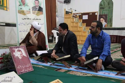 کرسی تلاوت قرآن کریم در حمایت از مردم مظلوم فلسطین‎