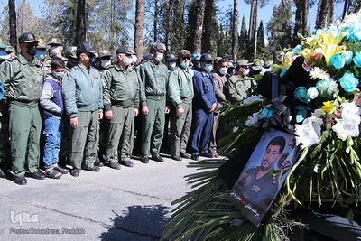 مراسم تشییع پیکر مطهر شهید سرهنگ دوم خلبان «صادق فلاحی» در شیراز‎‎