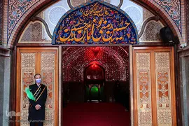 مراسم عزاداری ظهر عاشورای حسینی در آستان مقدس امامزاده صالح(ع) تهران