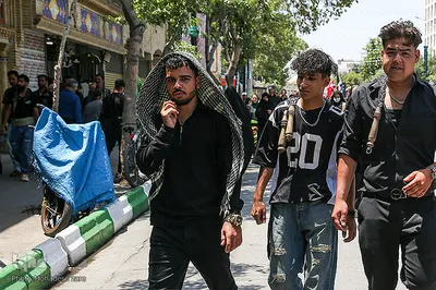 طنین نوای «یا عباس» در خیابان‌های اطراف حرم مطهر رضوی
