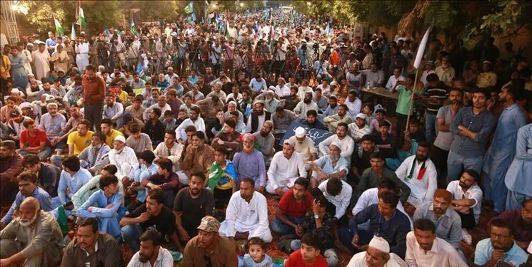 د پاکستان په زرګونومحصلینو په اسلام اباد کې  د «لبیک یا قدس» چغې پورته کړې