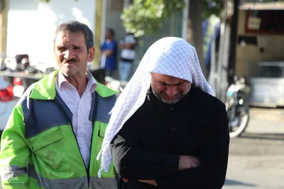 تجمع دسته‌های عزاداری مردم ملایر در بدرقه آقای شهید ایران