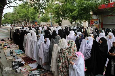 نماز عید سعید فطر در مصلای نماز جمعه شهرستان اهر