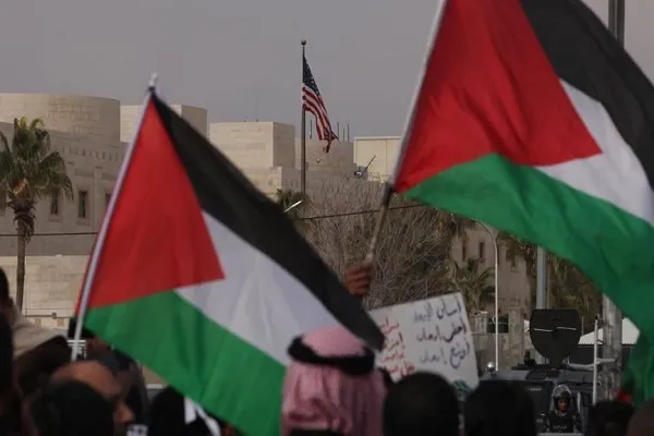 ادامه تظاهرات مردم اردن و فلسطین علیه طرح «معامله قرن»