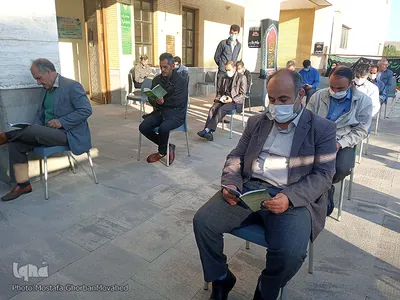 تجمع جمعی از دانشگاهیان بسیجی اهر در محکومیت اهانت به ساحت پیامبر اکرم(ص)