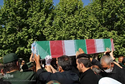 تشییع و خاکسپاری شهید «عادل قاسم‌زاده» در شهرستان اهر