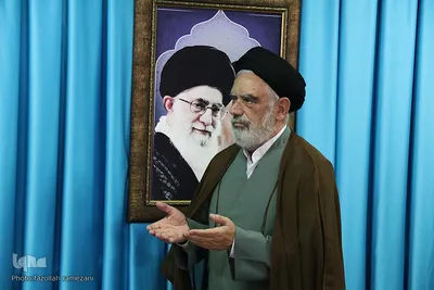 ديدار آيت الله مصباح عاملي مدير محترم حوزه علميه خراسان با آيت الله عبادي نماينده معزز ولي فقيه در خراسان جنوبي‎
