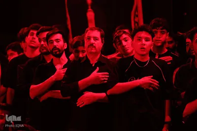 عزاداری شب عاشورای حسینی در هیئت بهشت العباس قم