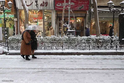 بارش اولین برف پاییزی در تبریز