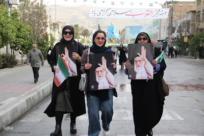 راهپیمایی ۲۲ بهمن در شیراز