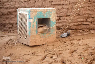تخریب روستاهای خراسان جنوبی بر اثر سیل