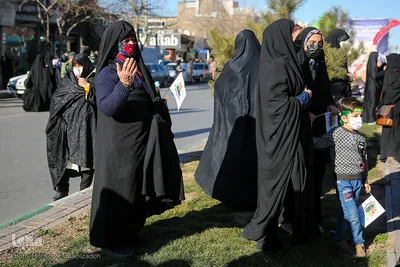 تشییع و خاکسپاری پیکر ۲ شهید گمنام دفاع مقدس در مشهد
