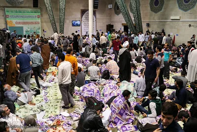مراسم اعتکاف دانشجویی در دانشگاه تهران