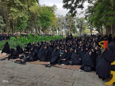 مراسم قرائت زیارت اربعین در اهر