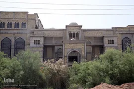 ساختمان جدید در حال احداث دارالقرآن آستان حسینی در شهر مقدس کربلا