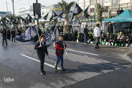 اجتماع عزاداران فاطمی در میدان هفت تیر تهران
