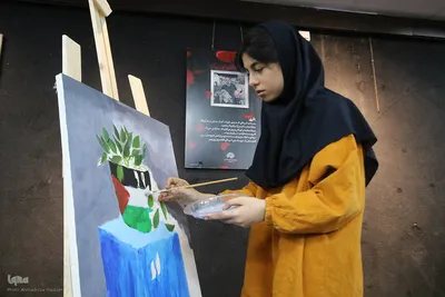 رویداد هنری «پرچم زمین نمی‌ماند» در شیراز‎