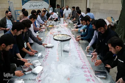 مراسم اعتکاف دانشجویی در دانشگاه تهران
