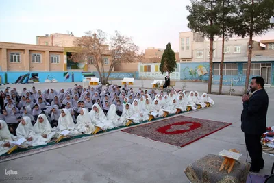 جشن تکریم روزه اولی‌ها در شاهدیه یزد