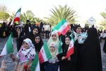 راهپیمایی مردم شیراز در حمایت از عملیات «وعده صادق ۲»
