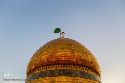 تعویض پرچم حرم حضرت عبدالعظیم(ع)