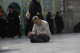 عزاداری شب شهادت امام جواد(ع) در حرم حضرت معصومه(س)